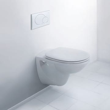 Vägghängd Toalettstol Duravit D-Code med Mjukstängande Hårdsits