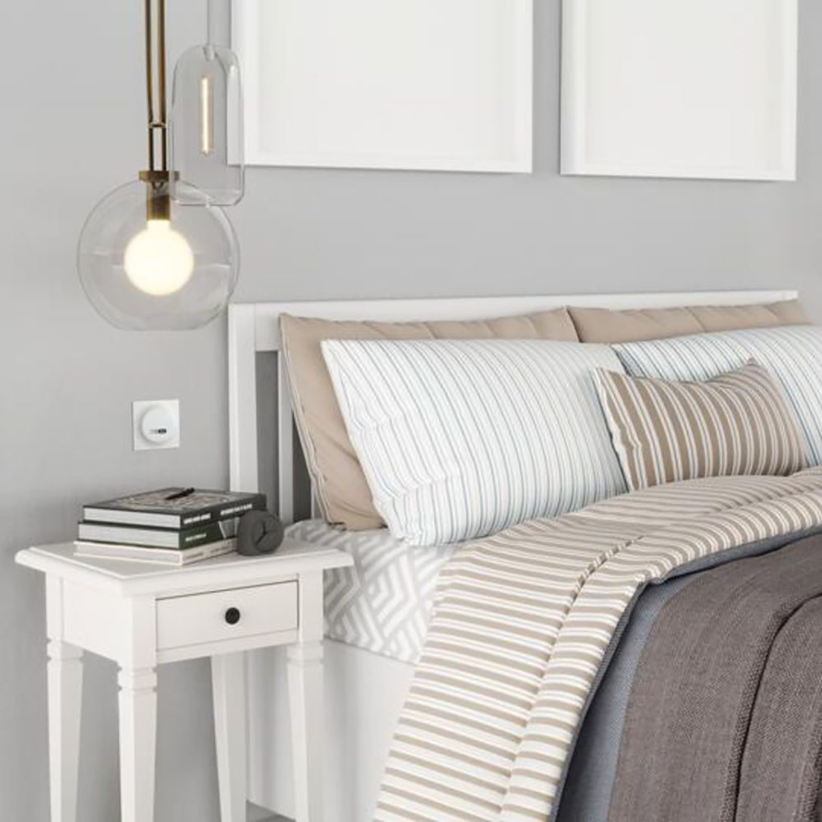 USB-Uttag Elko One Typ A+C 21W Infälld Laddstation Skruvanslutning