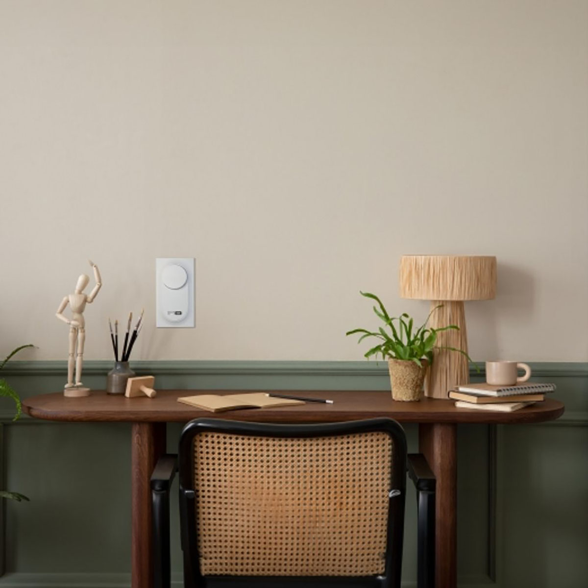 USB-Uttag Elko One Typ A+C 21W Infälld Laddstation Skruvanslutning