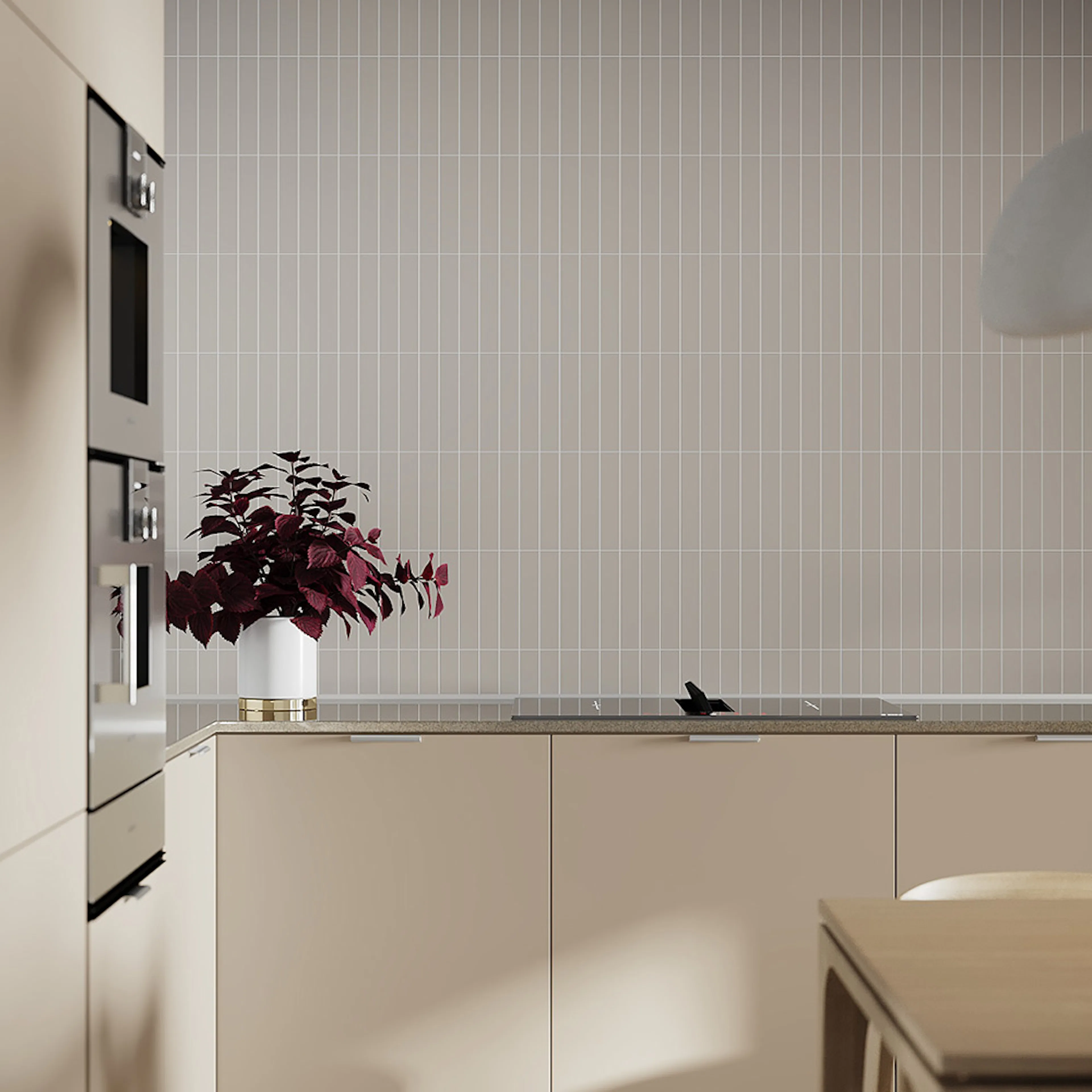 Stänkskyddsskiva Fibo 5200-M0420 EM Warm Grey 10x620x2400 mm