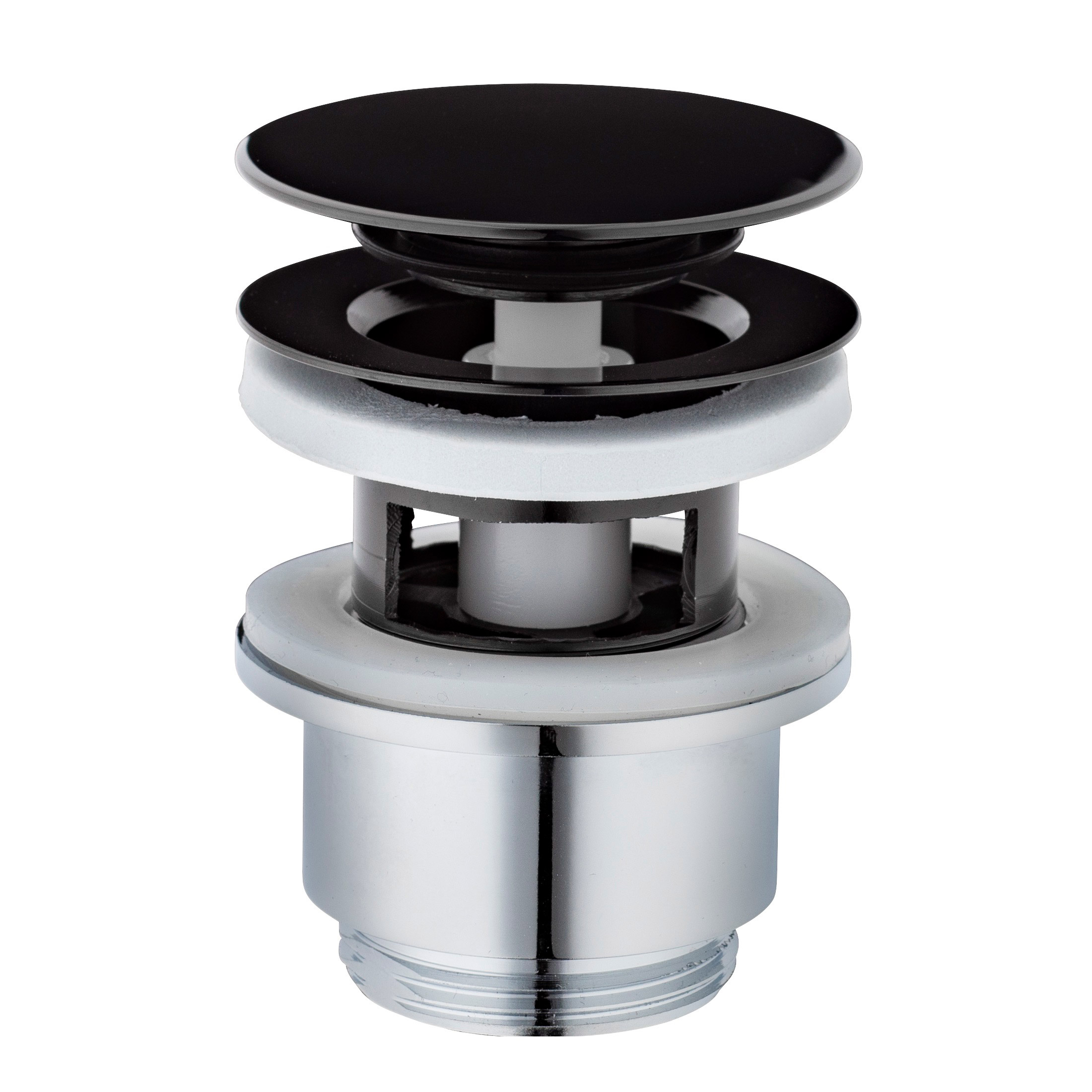 Bottenventil Mora MMIX Tronic Black med Push-Open