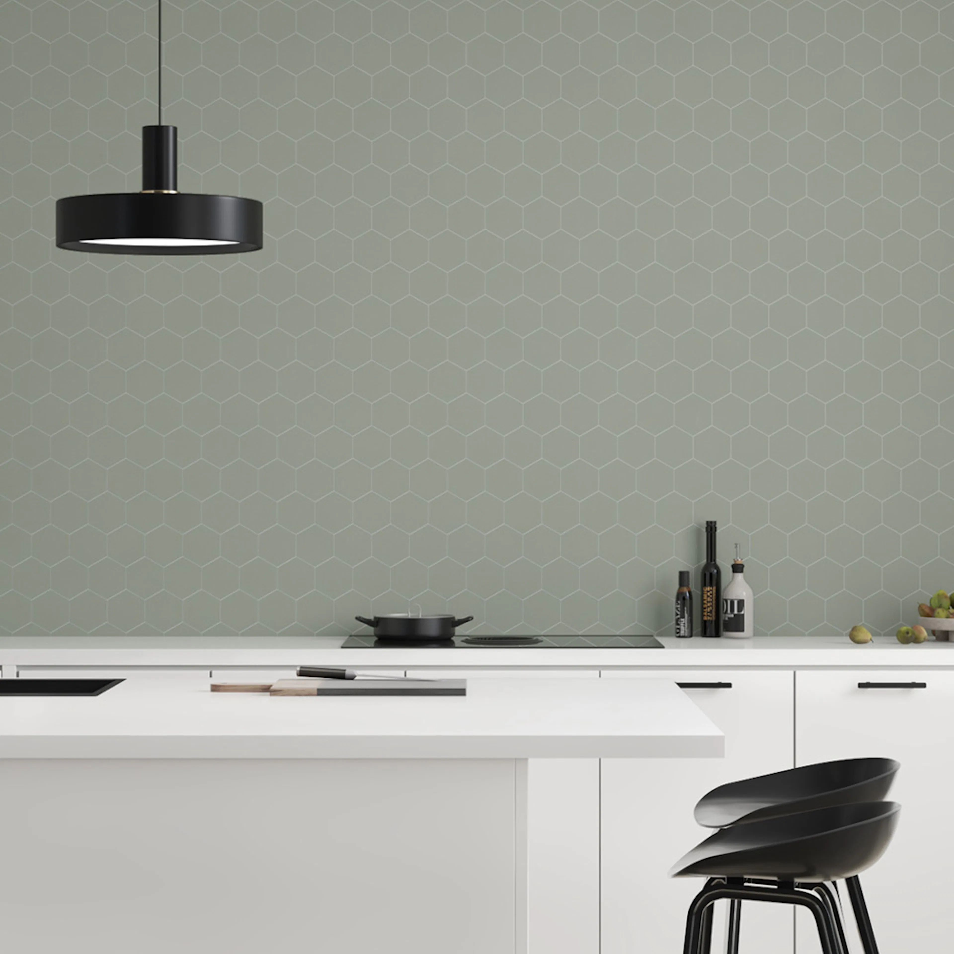 Stänkskyddsskiva Fibo 5206-M71 EM Olivegreen 10x620x2400 mm