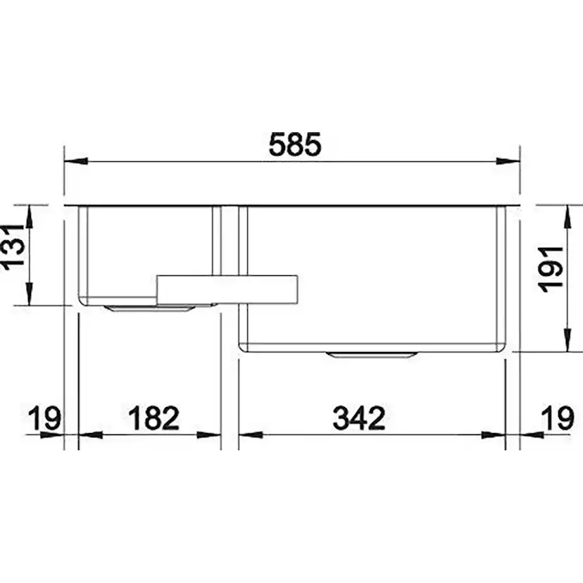 Diskho Blanco Claron 340/180 Infino