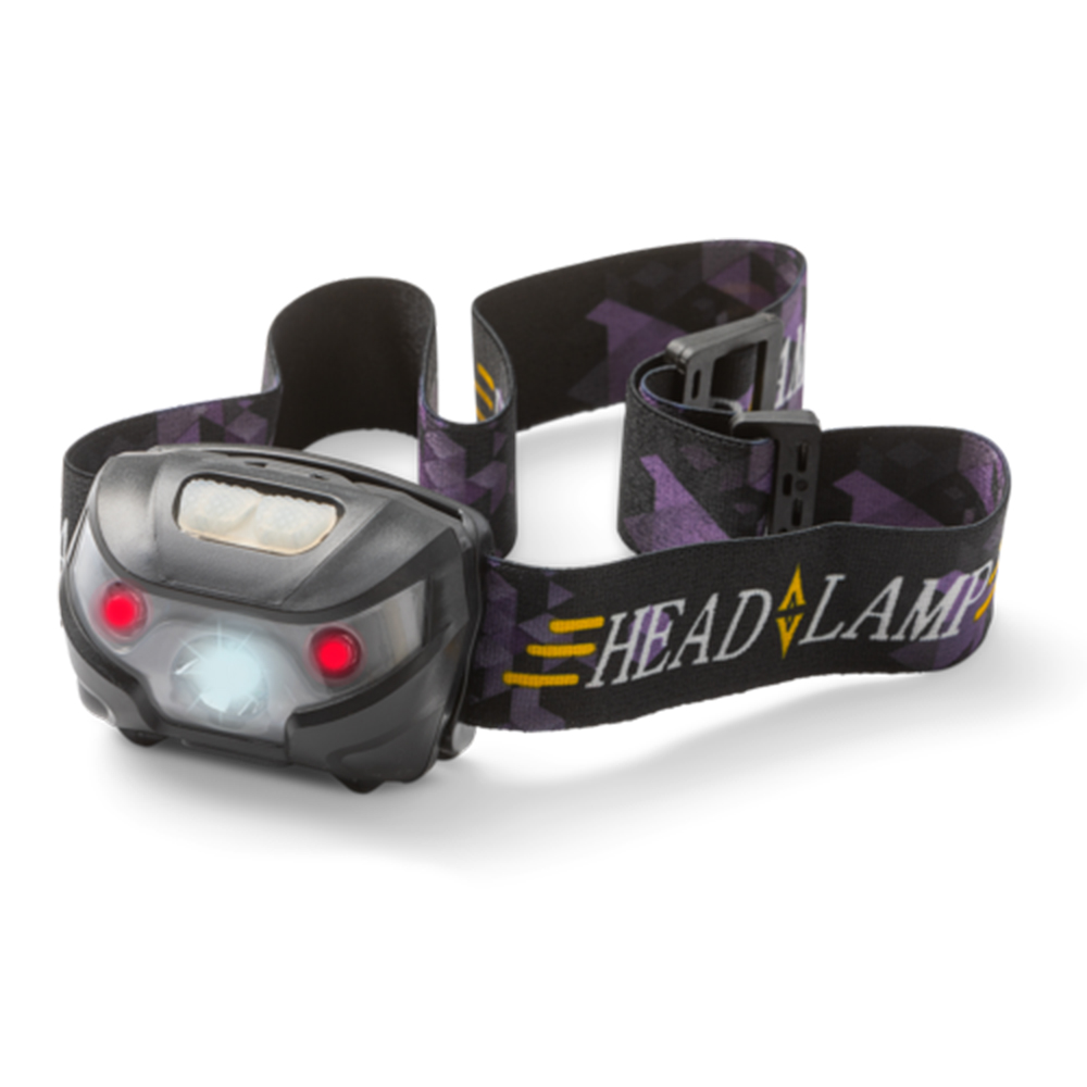 Pannlampa Briv HL3N 3W Svart