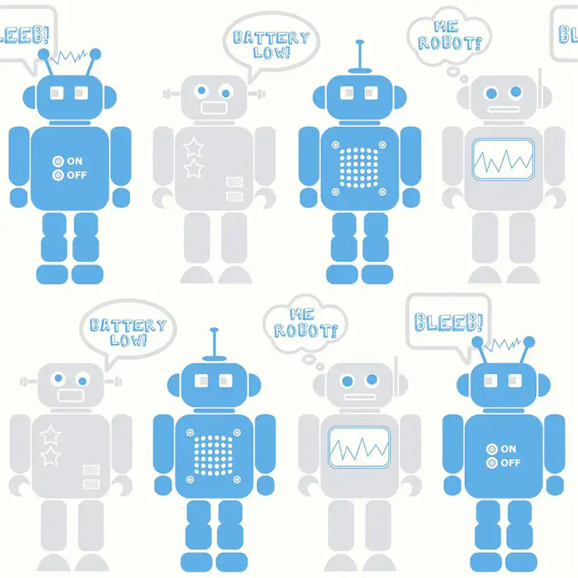 Tapet WOW Robotar 5326298