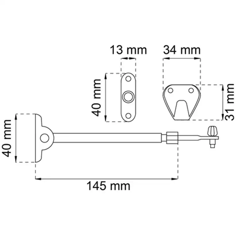 Fönsterhållare Habo 232