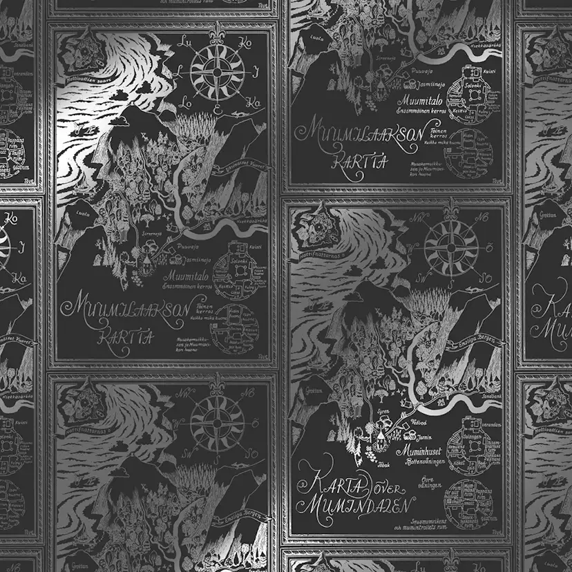 Tapet Paintpart Mumin 3 5348-2