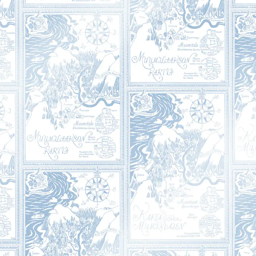 Tapet Paintpart Mumin 3 5348-6