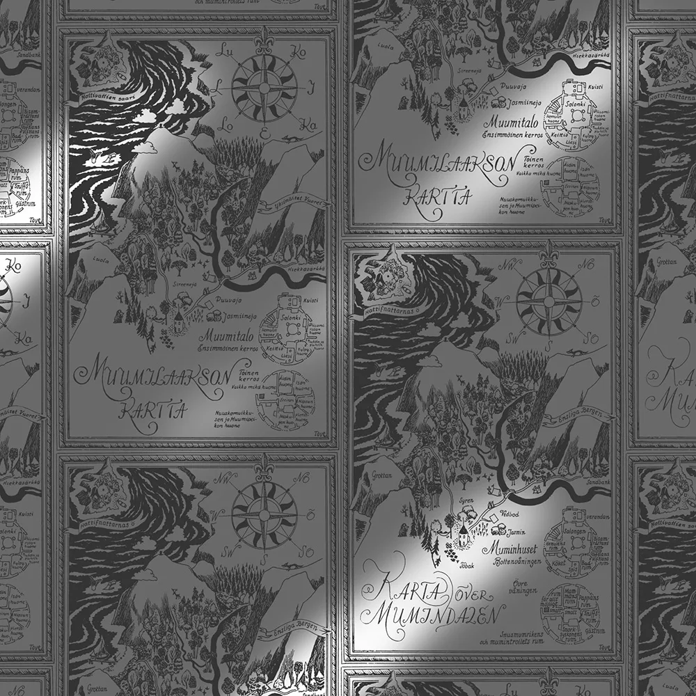 Tapet Paintpart Mumin 3 5348-7