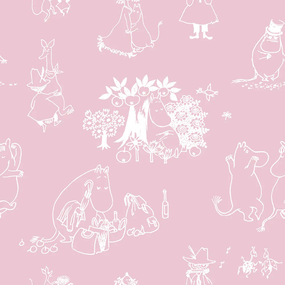 Tapet Paintpart Mumin 3 5350-2