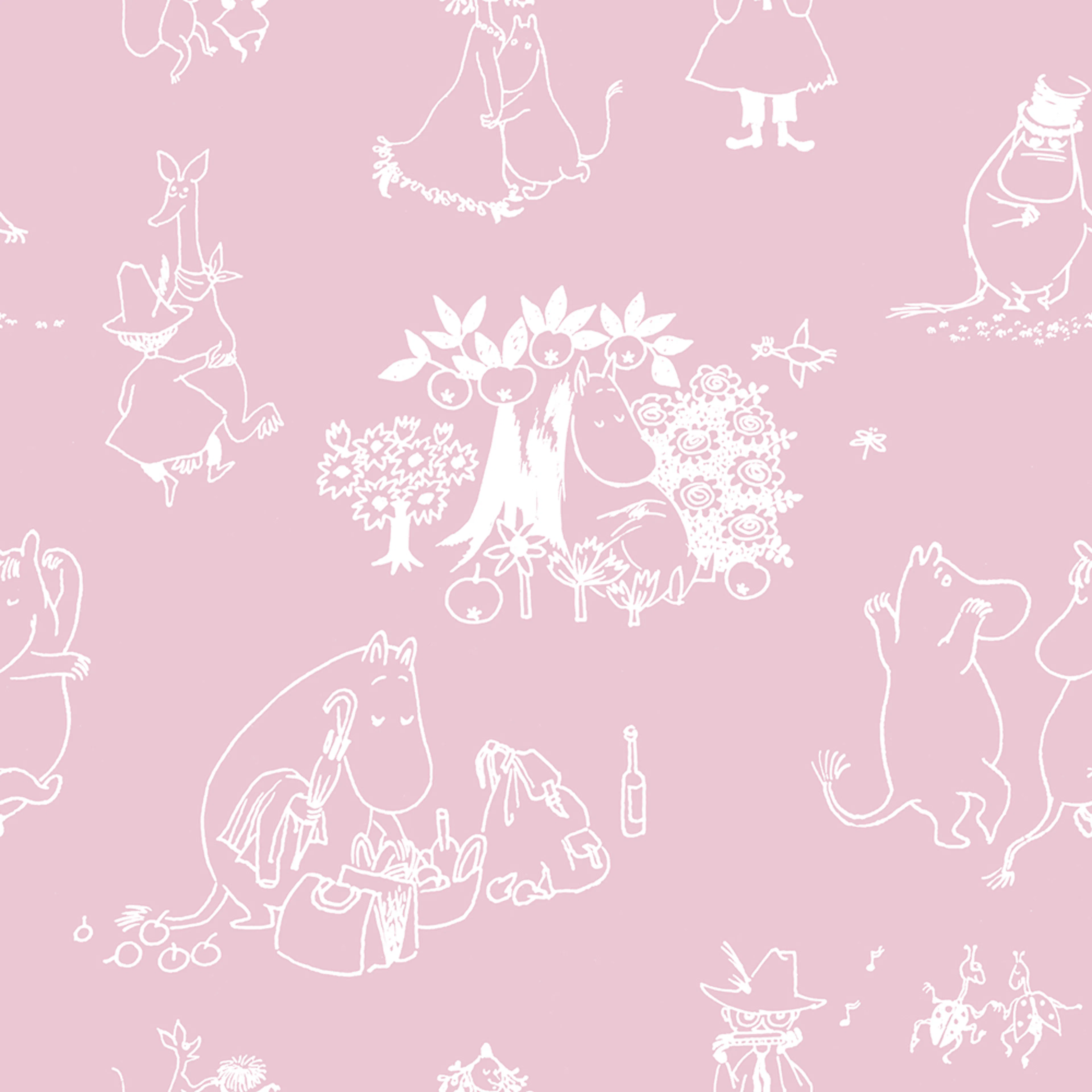 Tapet Paintpart Mumin 3 5350-2