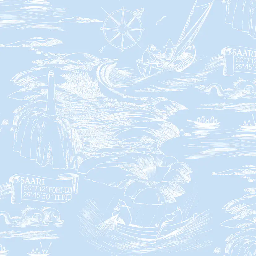 Tapet Paintpart Mumin 3 5355-6