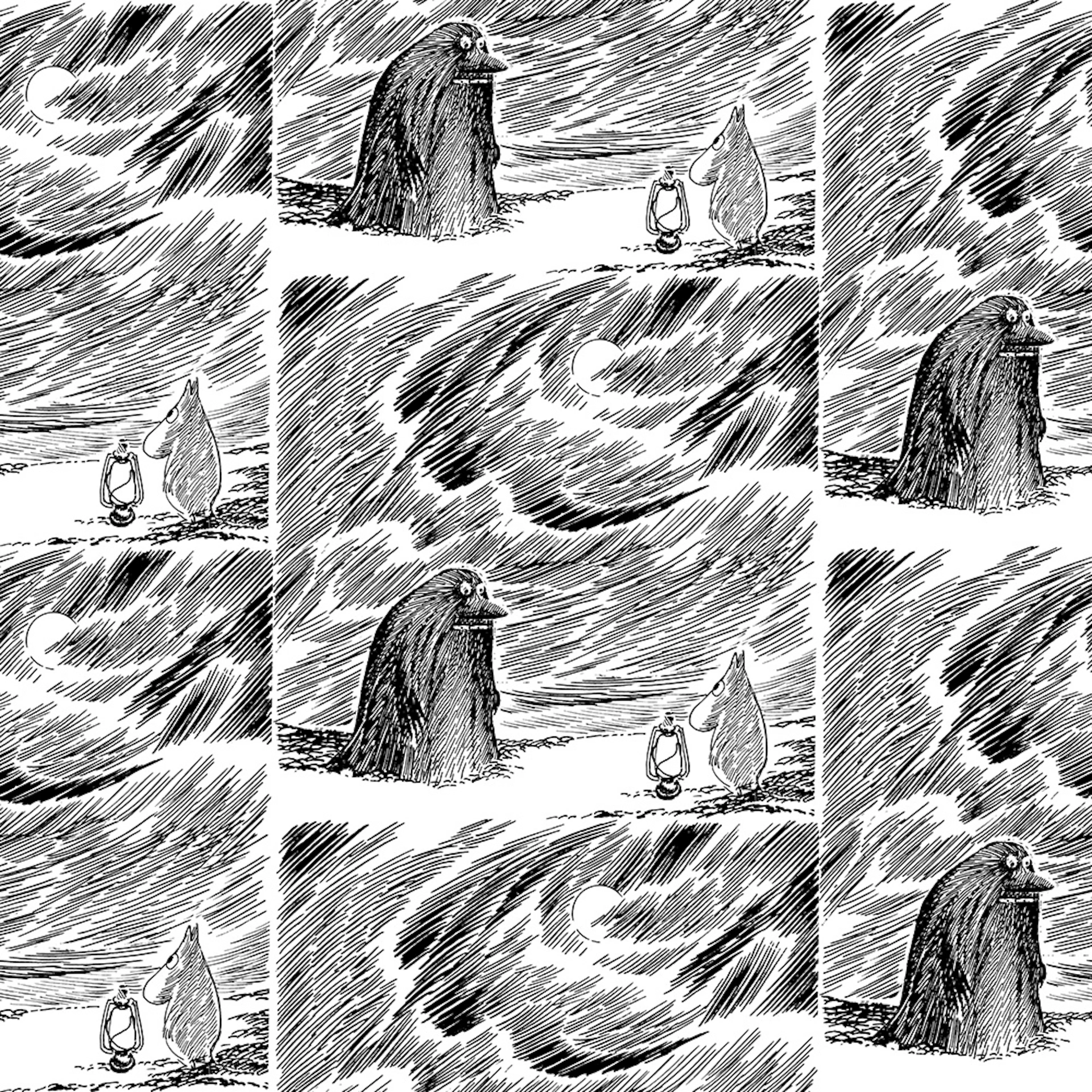 Tapet Paintpart Mumin 3 5356-1