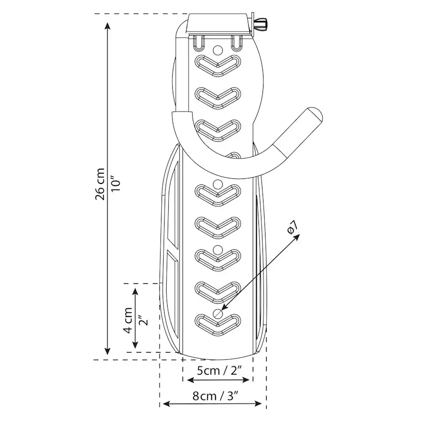 Cykelhållare Canopia by Palram Vertikal