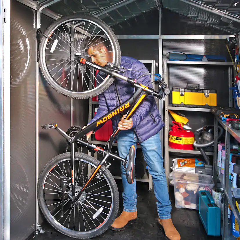 Skjul Canopia By Palram Rubicon 4,2 M2 Antracitgrå