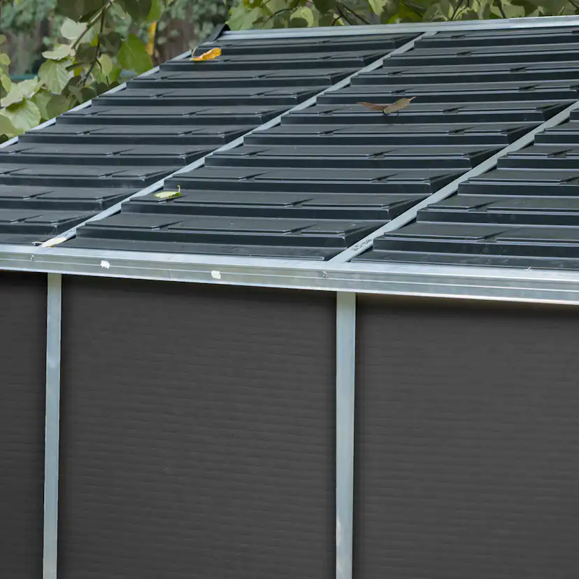 Skjul Canopia By Palram Rubicon 7,2 M2 Antracitgrå