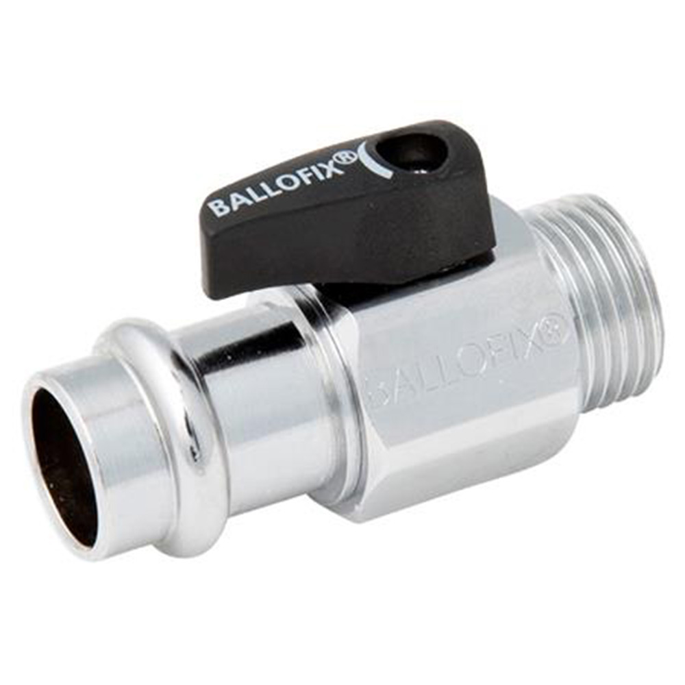 Kulventil Broen Ballofix 541 Rak Ventil med Vred