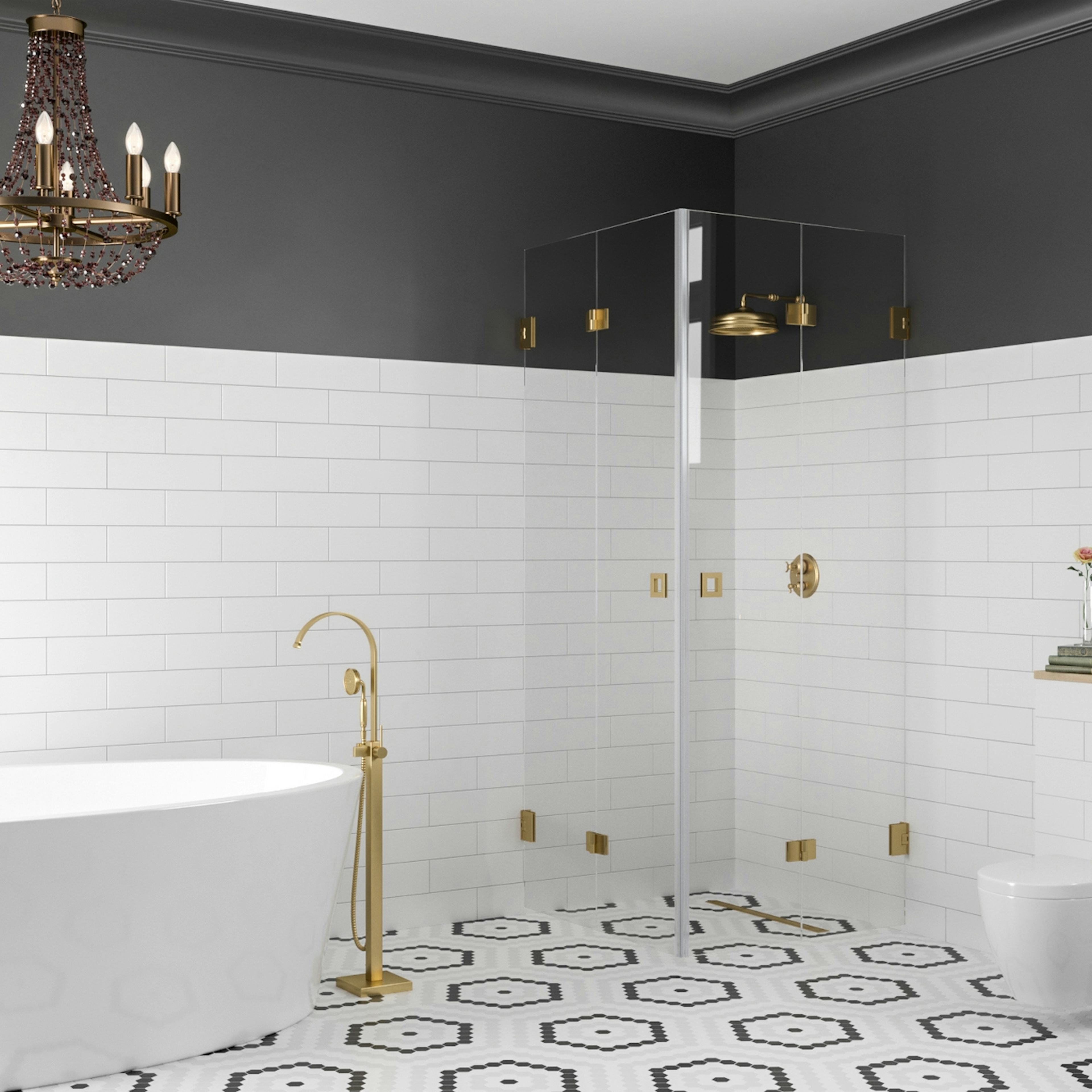 Duschhörn Hietakari Vetro 546 Vikbara Dörrar