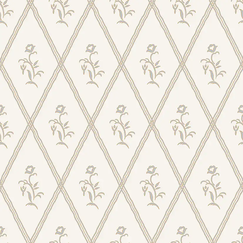 Tapet Boråstapeter Swedish Grace Signe 5505 EasyUp, Mönstrad Beige