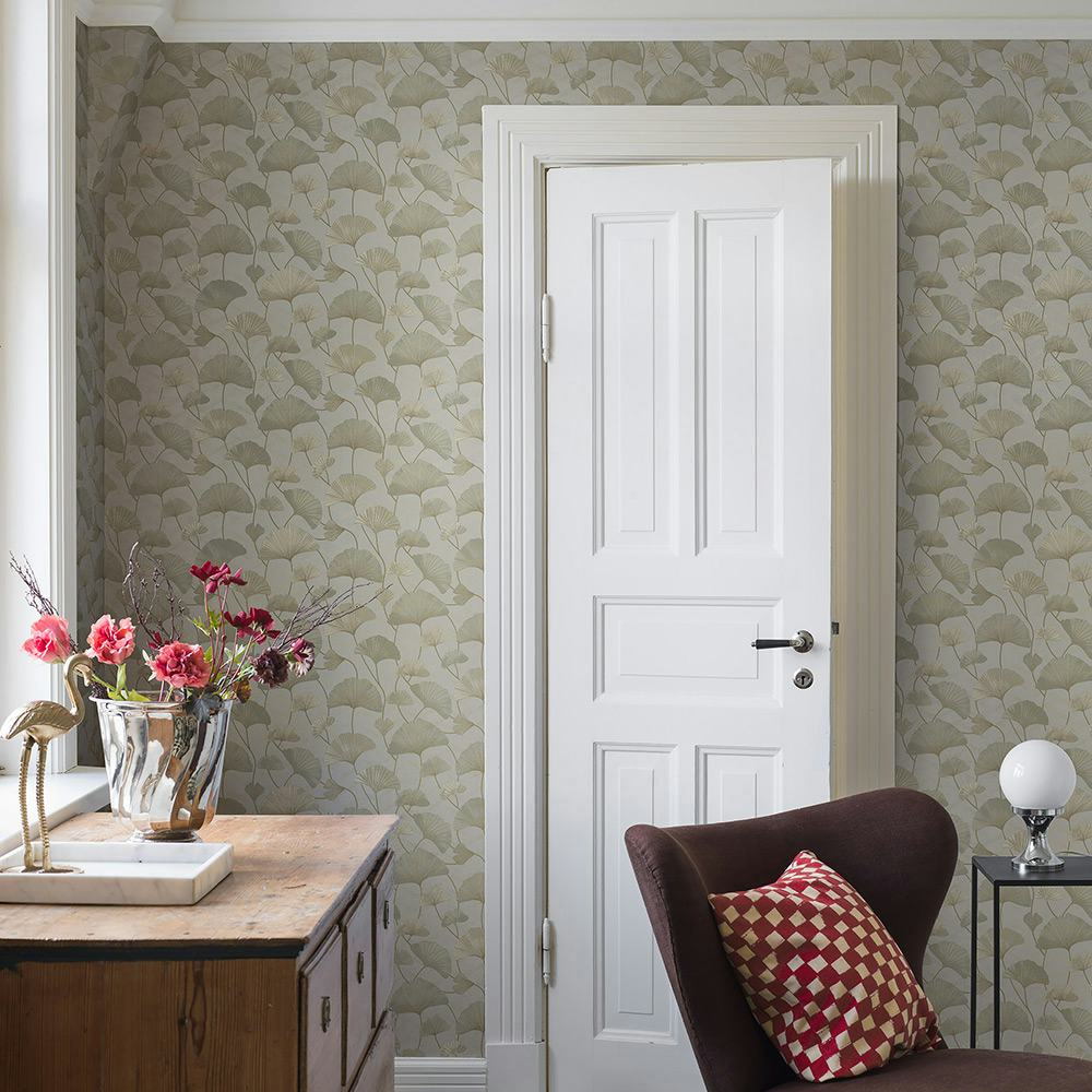 Tapet Boråstapeter Swedish Grace Sophia 5529 EasyUp, Mönstrad Grön