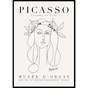 Poster Gallerix Picasso Guerre Et Paix