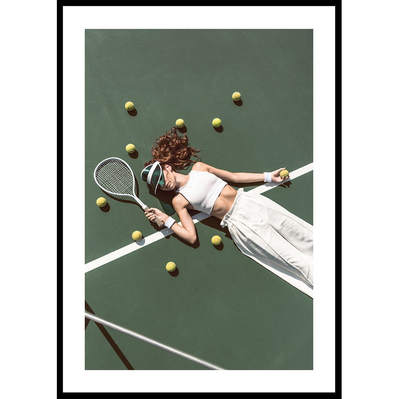 Poster Gallerix On The Tennis Court