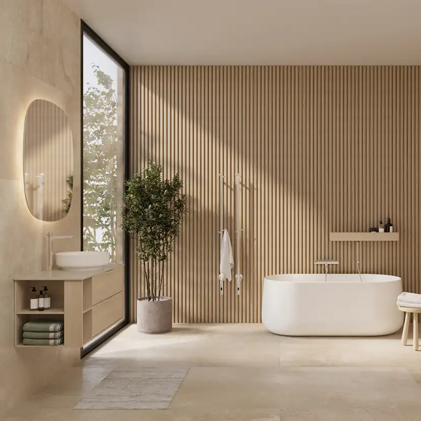 Spegel Svedbergs Norra med LED-belysning