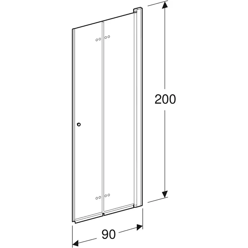 Duschdörr Contura Shower Showerama Vik