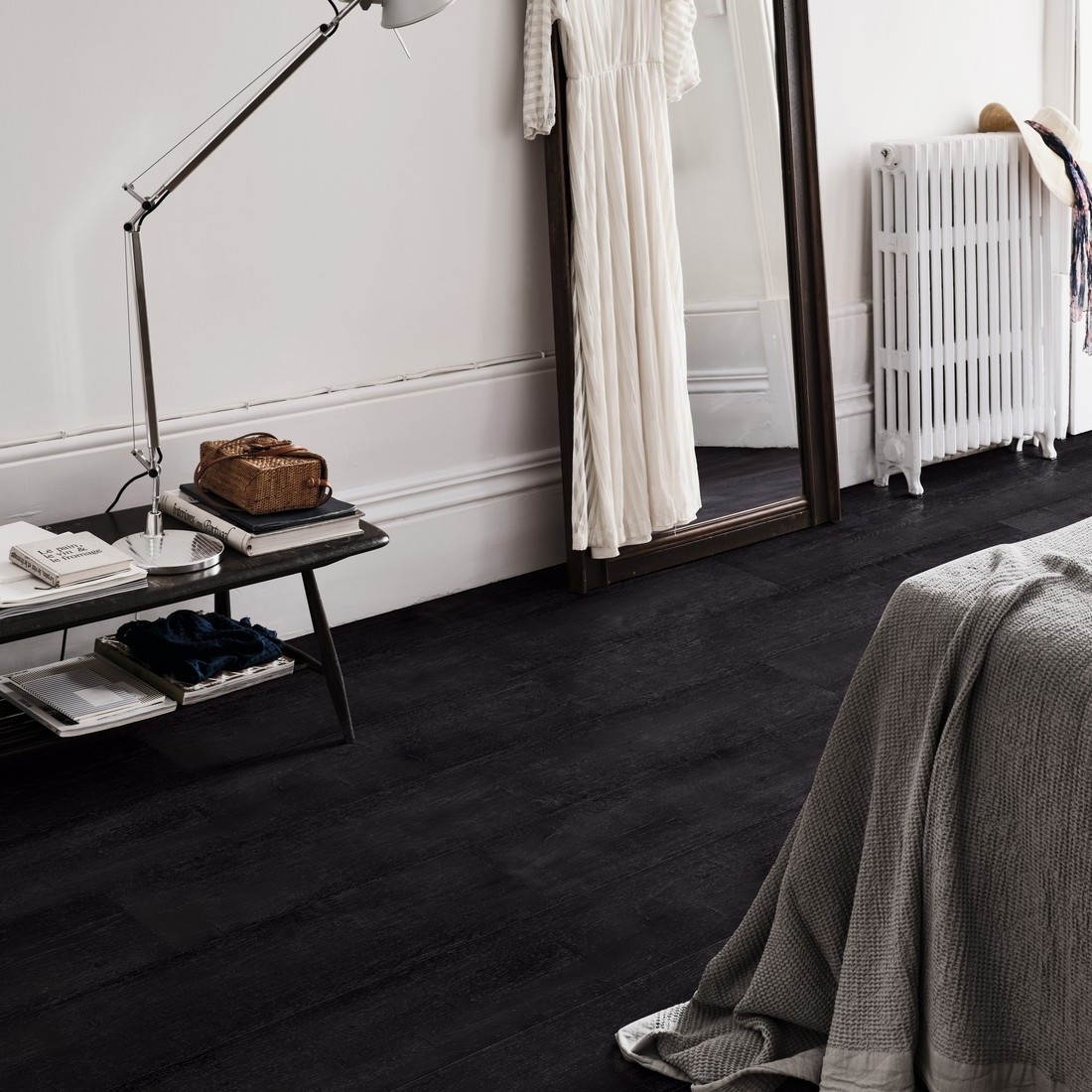 Laminatgolv Pergo Lillehammer Black Painted Oak