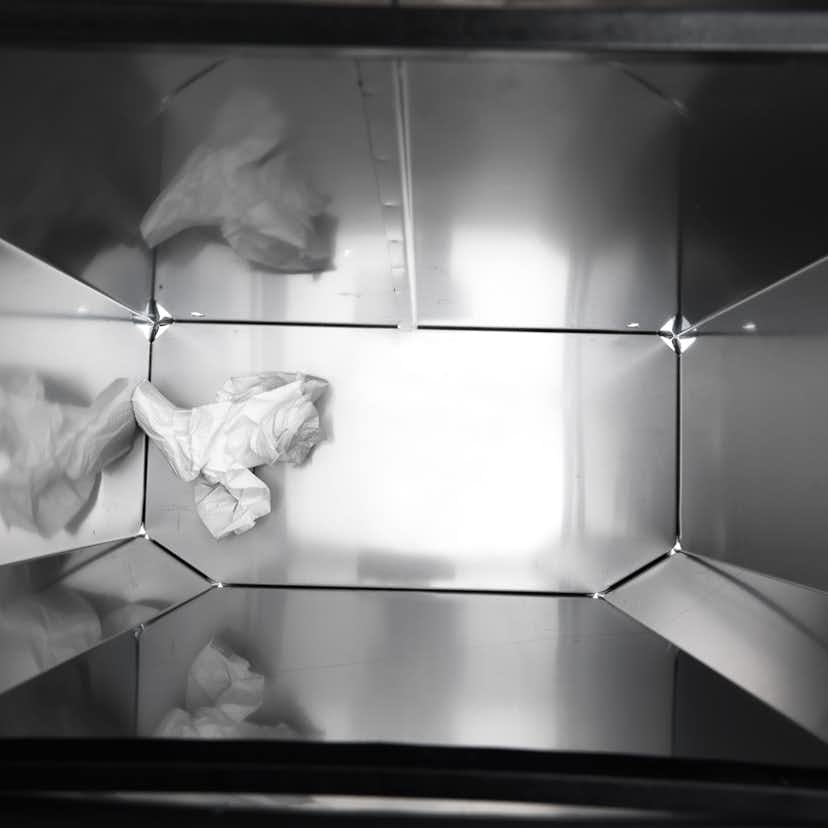 Papperskorg Katrin 25 L Rostfri