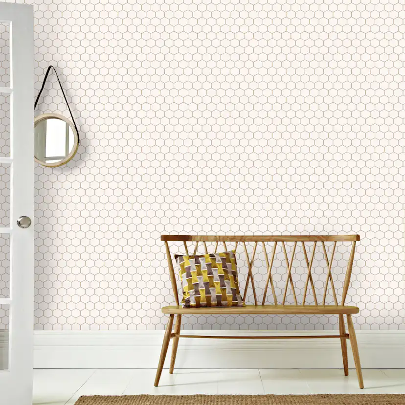 Tapet Superfresco Easy Hexagon Natural