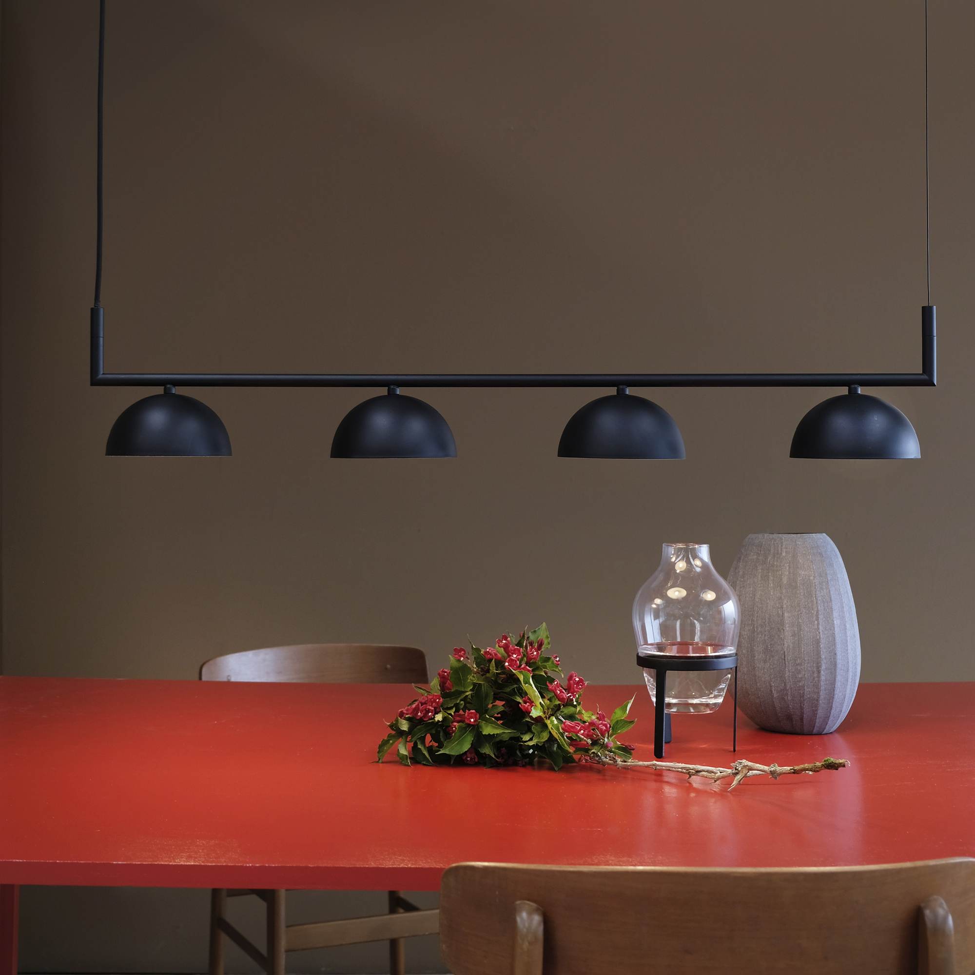 Taklampa Dyberg Larsen Stockholm Lång Bordspendel 4 st Lampor