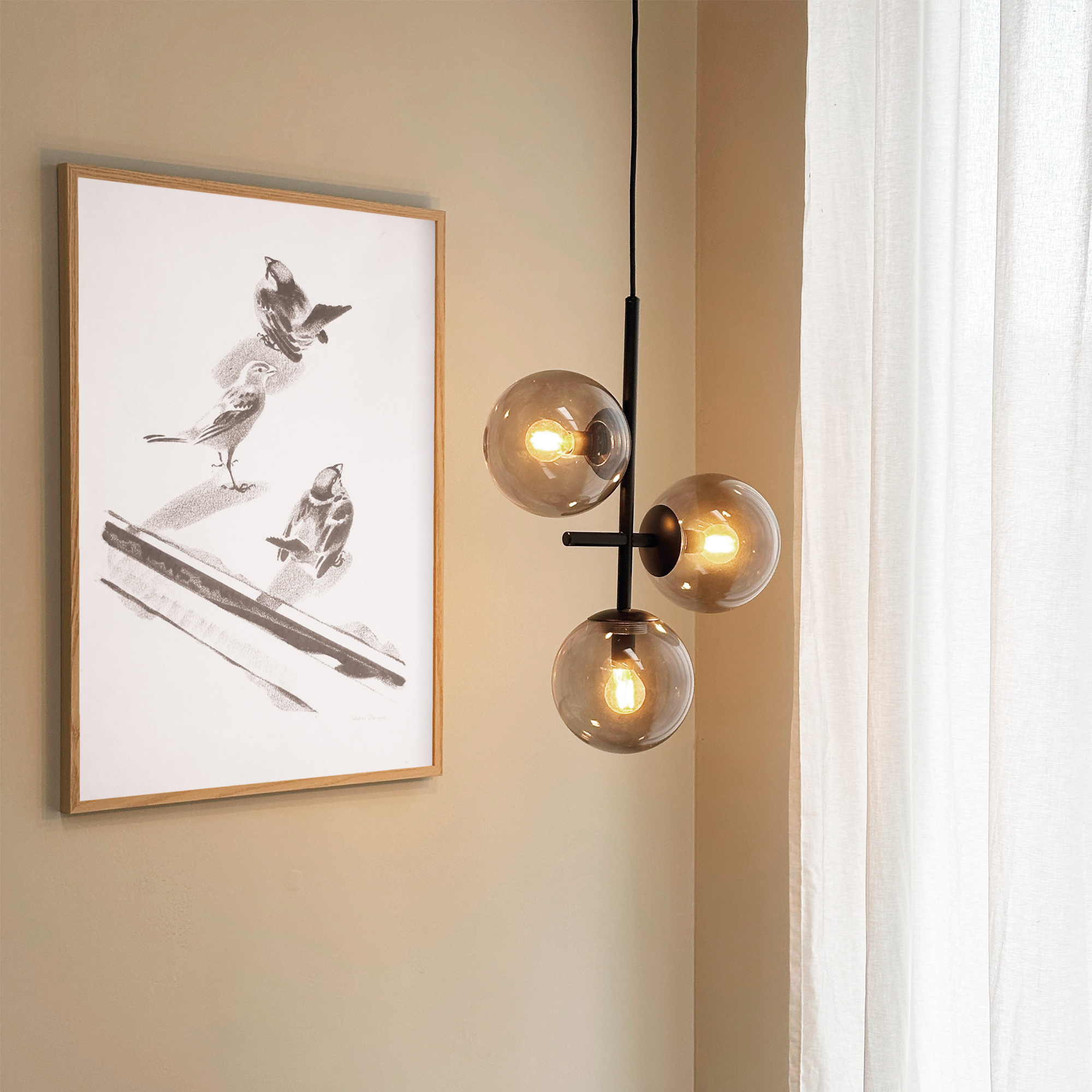 Taklampa Dyberg Larsen Como Pendel 3 Lampor