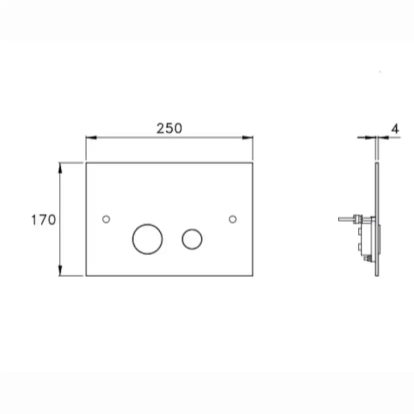 Spolknapp Lavabo Luna
