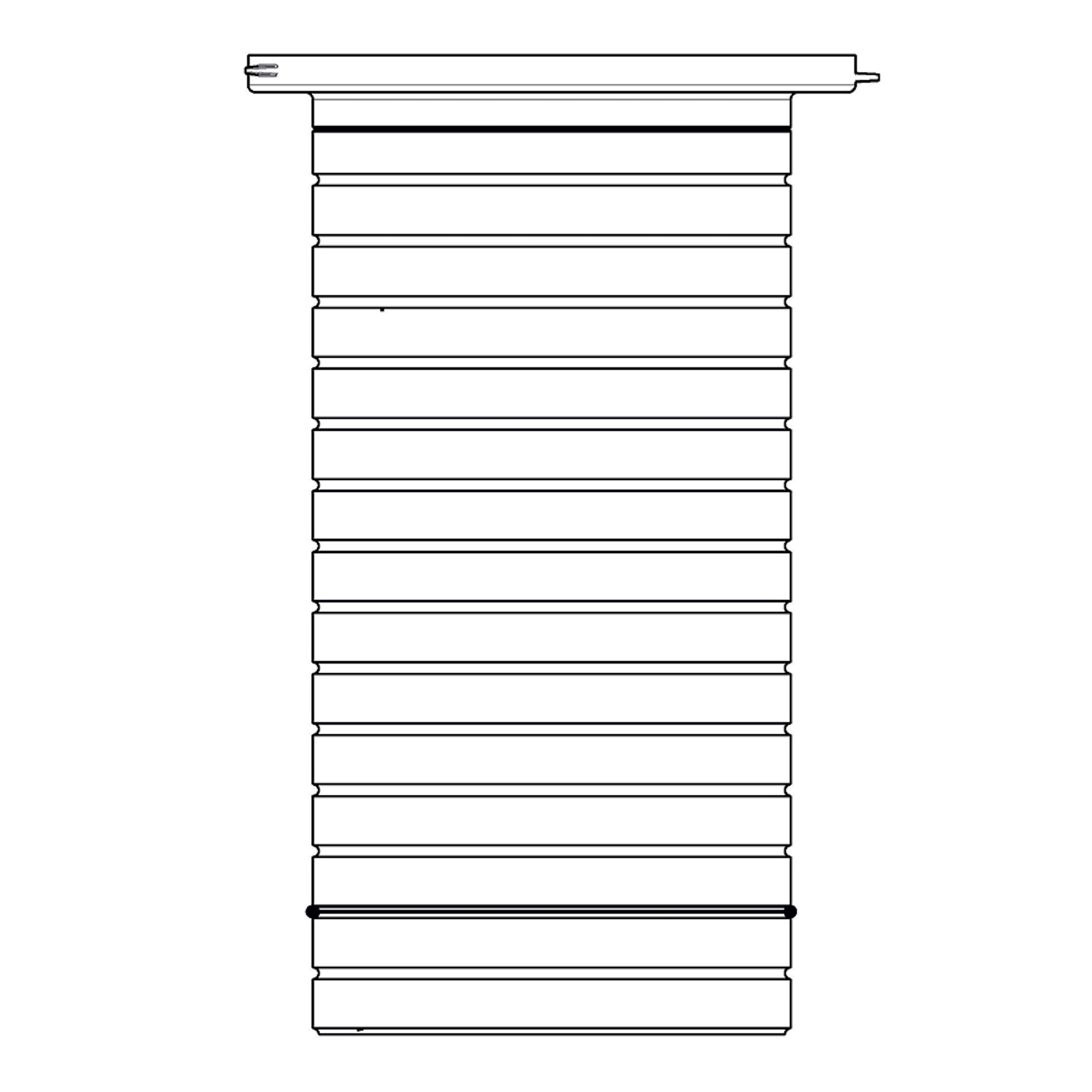 Förlängningsenhet Flygt Compit 901H. H:1400 mm