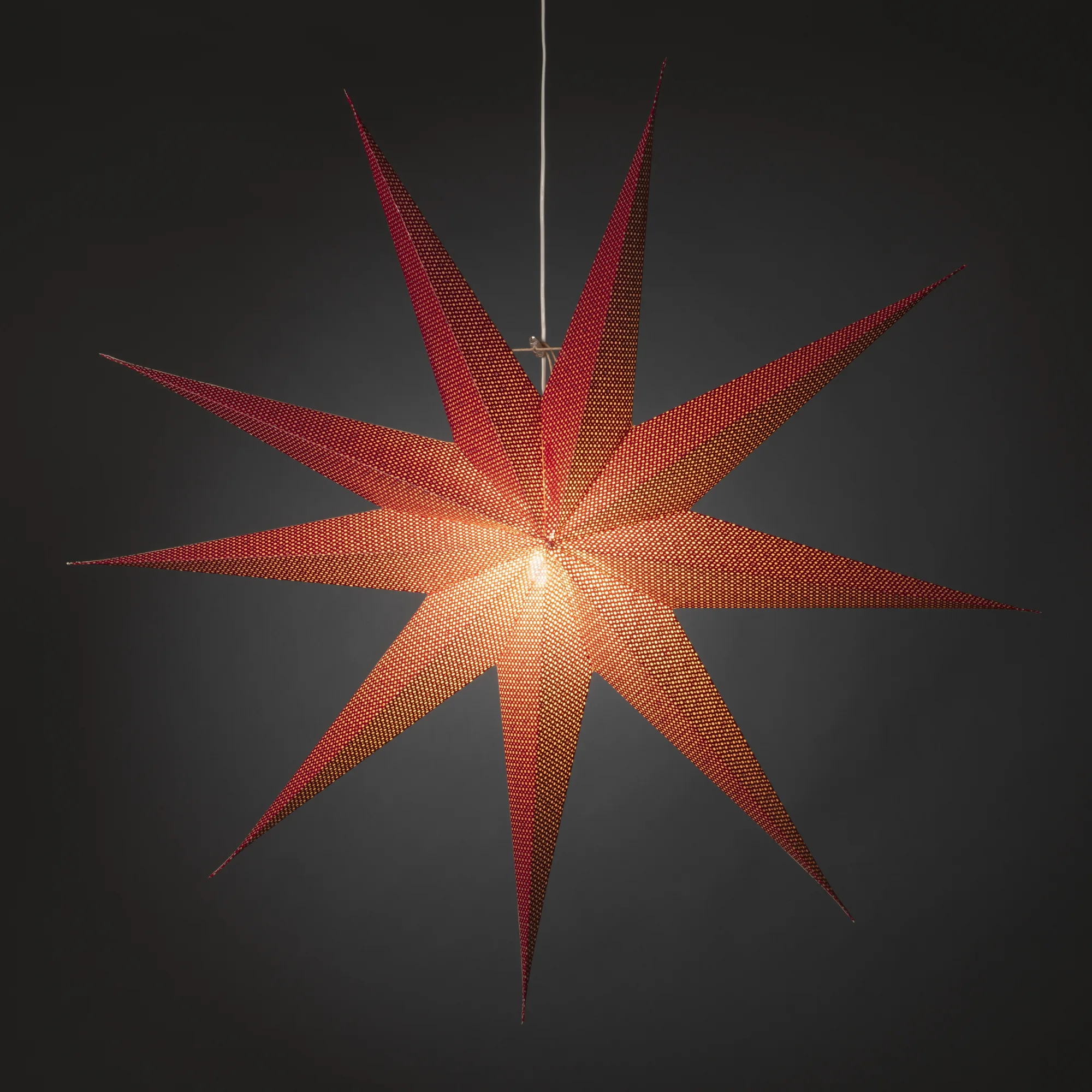 Adventsstjärna Gnosjö Konstsmide 9-uddig 115 cm