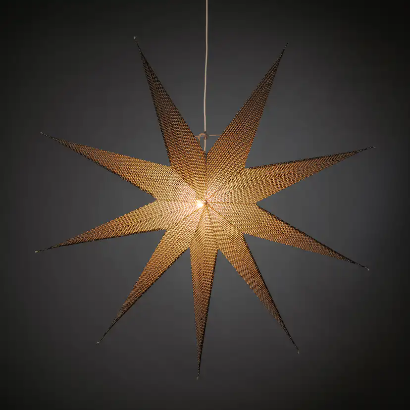 Adventsstjärna Gnosjö Konstsmide 9-uddig 115 cm