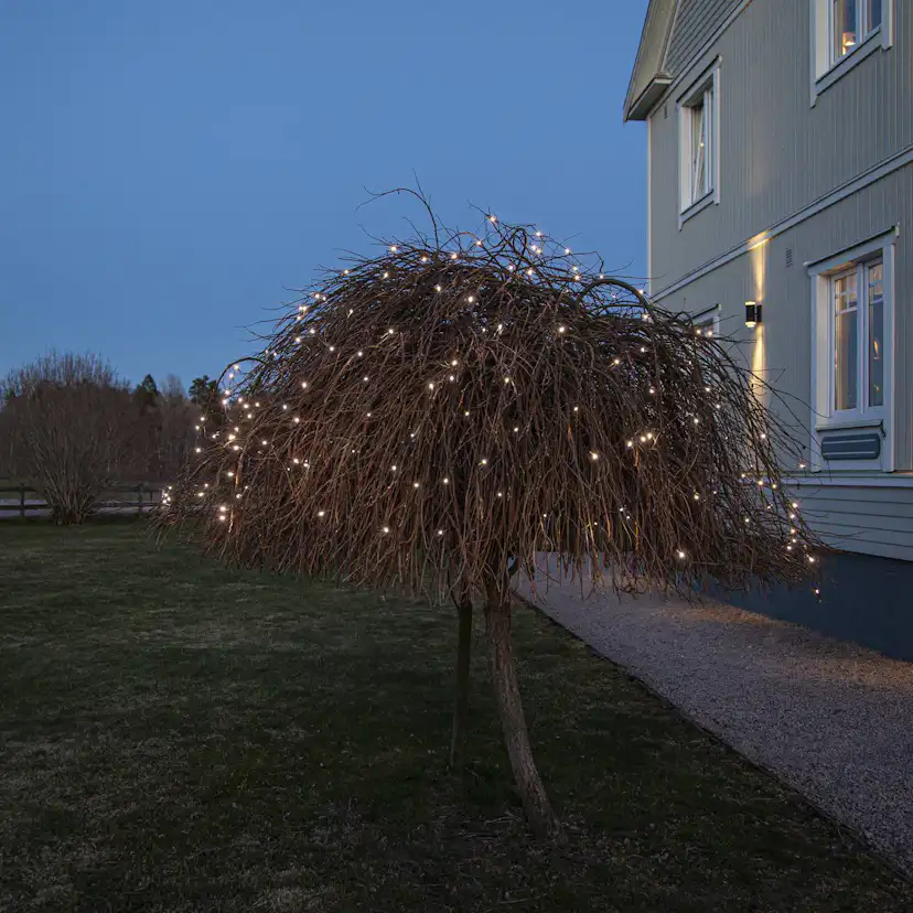 Ljusnät Star Trading Crispy Ice White 200 LED-Ljus