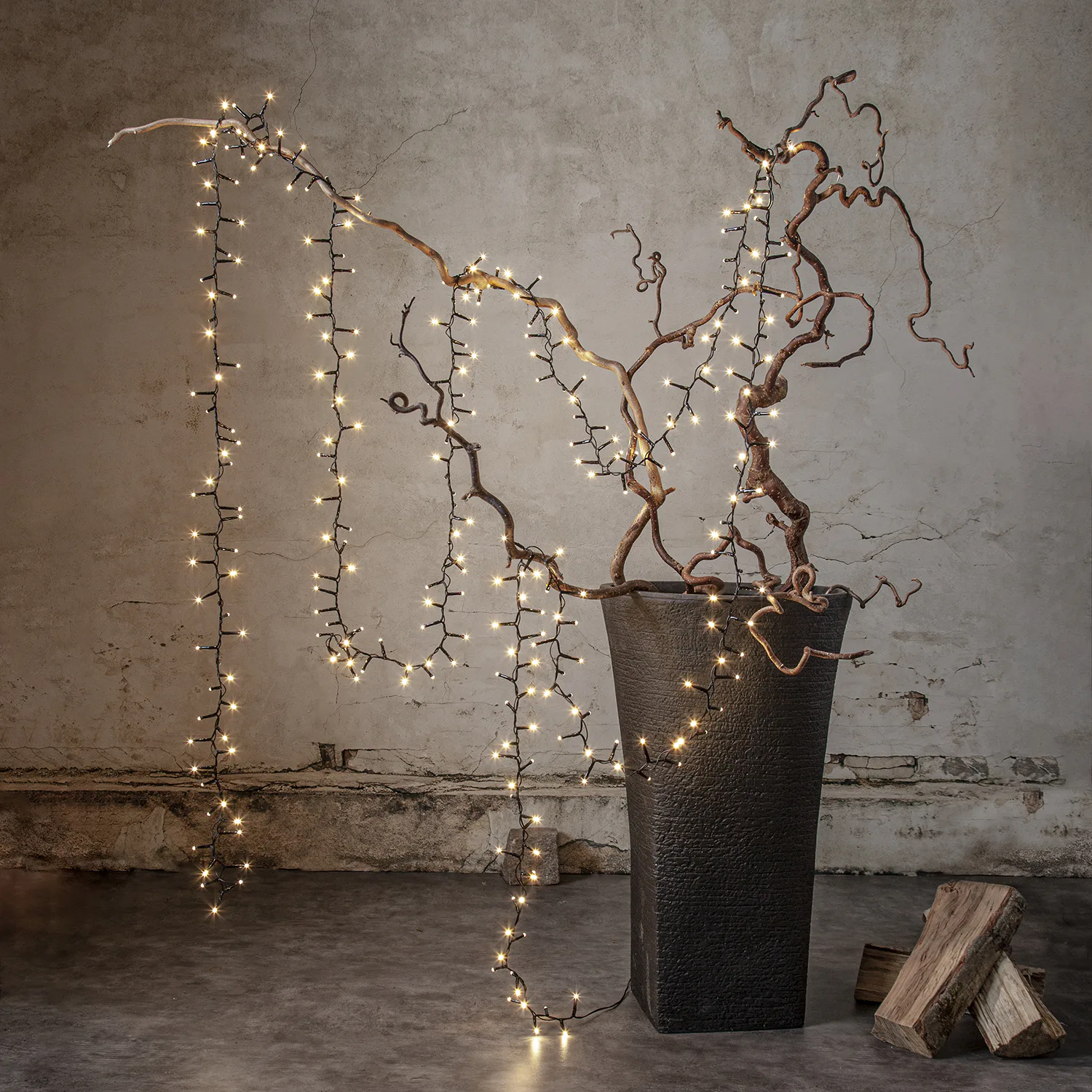 Ljusslinga Star Trading Shiny Warm White