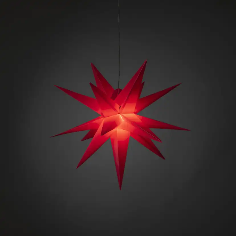 Plaststjärna Gnosjö Konstsmide 3-D