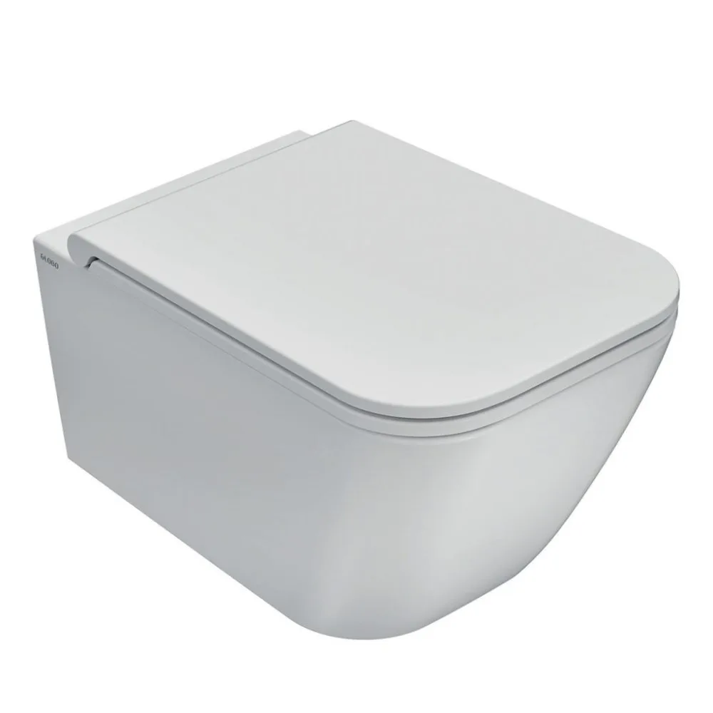 Vägghängd Toalettstol Globo Stone