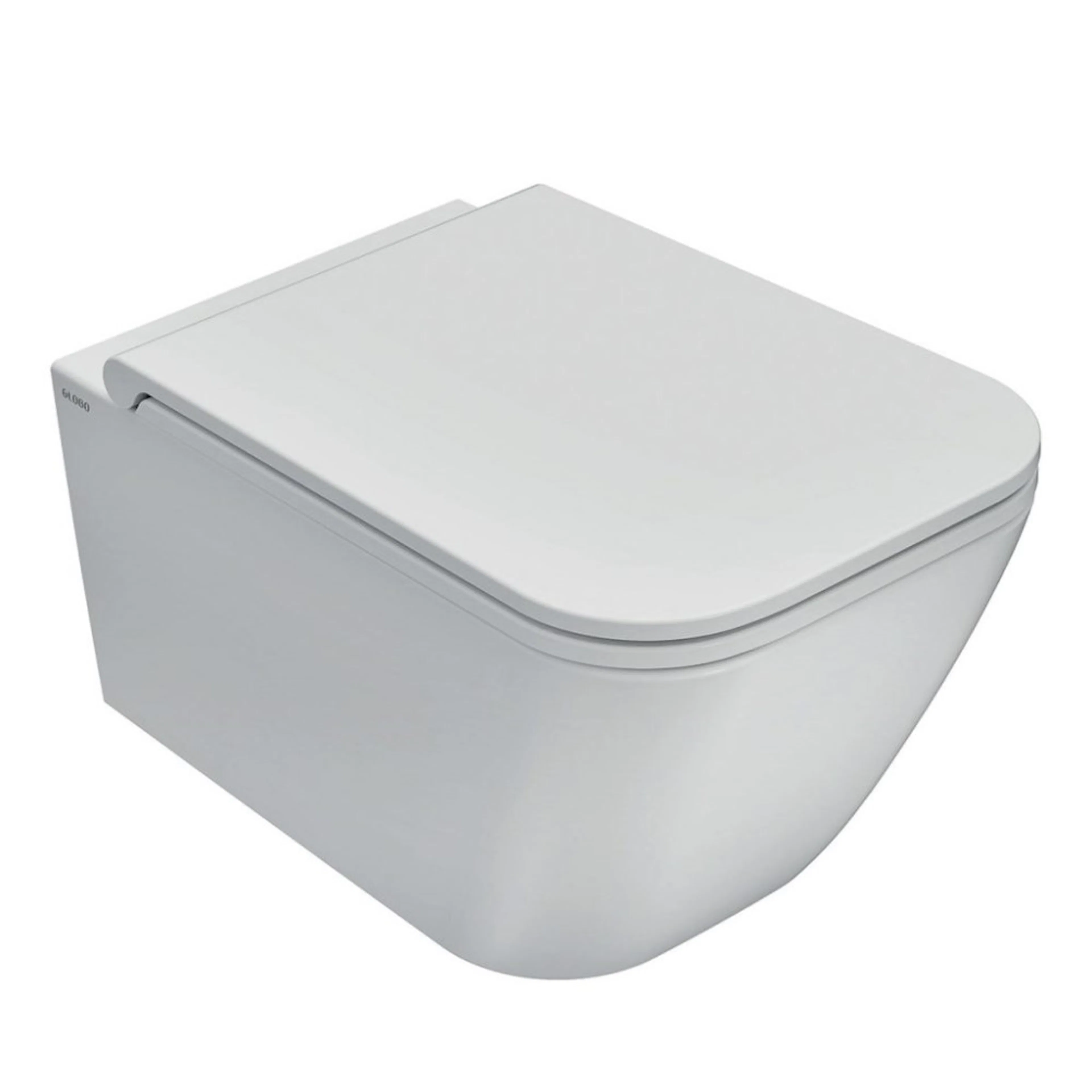 Vägghängd Toalettstol Globo Stone