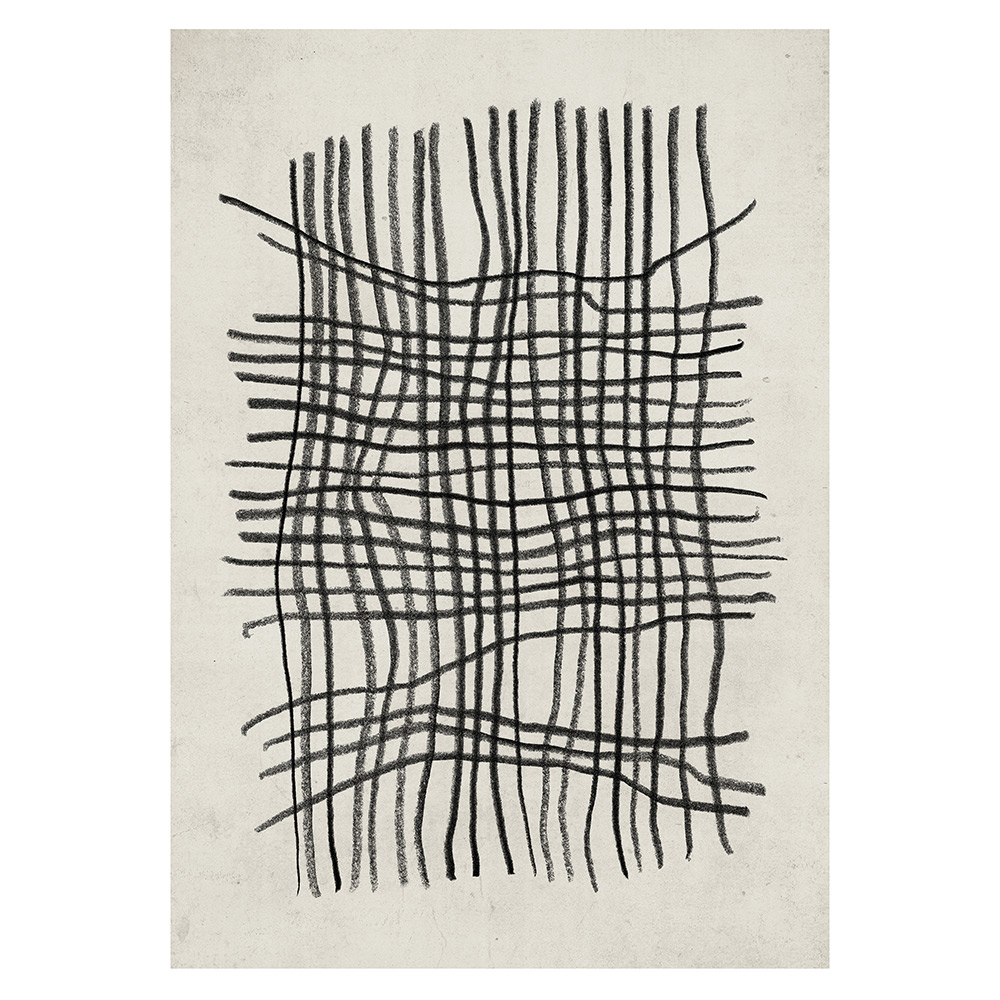 Posters Venture Home Linework Beige/svart