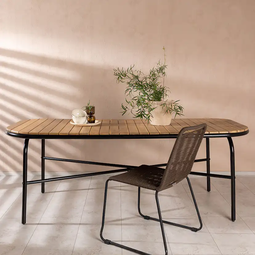 Matbord Venture Home Holmbeck 90x200x75