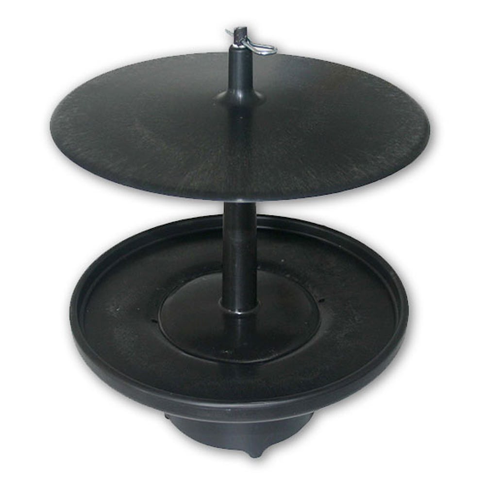 Saltstenshållare OK Plast för 10 kg sten Svart