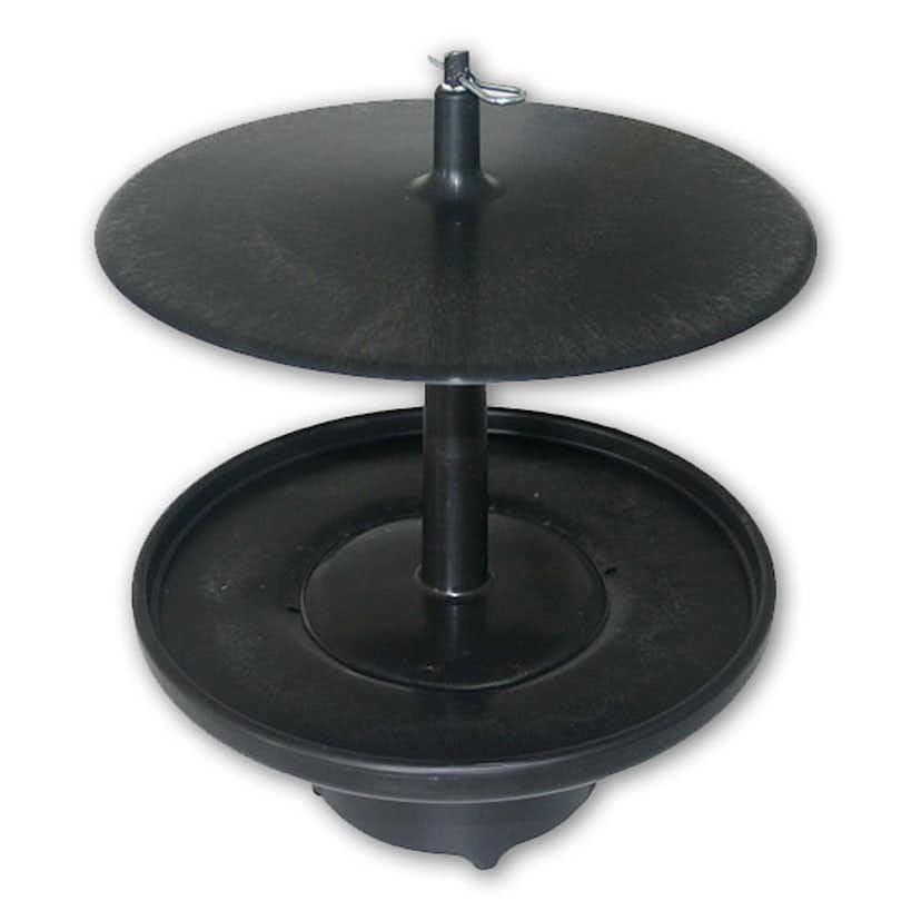 Saltstenshållare OK Plast för 10 kg sten Svart