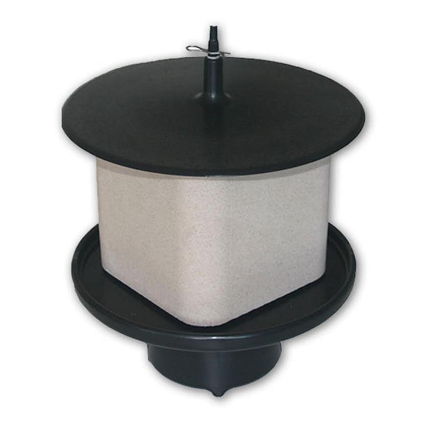 Saltstenshållare OK Plast för 10 kg sten Svart