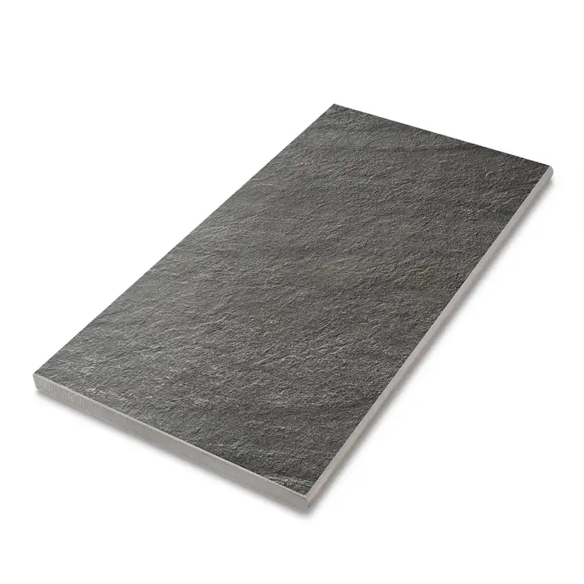 Uteklinker Bricmate Z Quartzit Black Poolside/step 30x60 cm