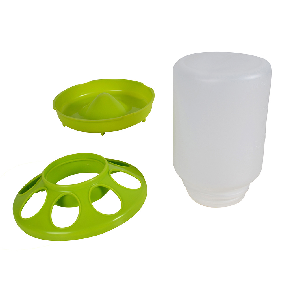 Foderautomat Gaun 1 Kg Stående Grön/Vit