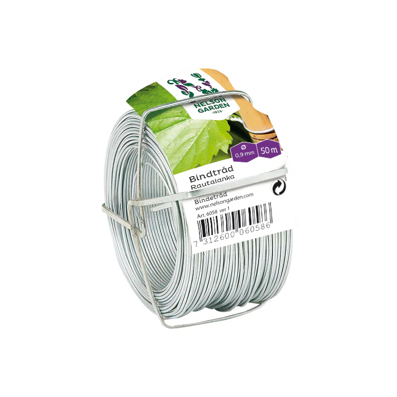 Bindtråd Nelson Garden Galvaniserad 0,9 mm ø 50 m
